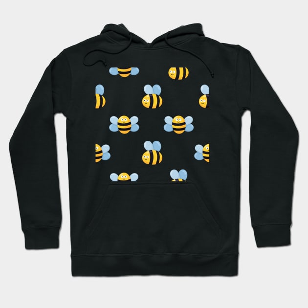 Cartoon Bees Hoodie by edwardecho